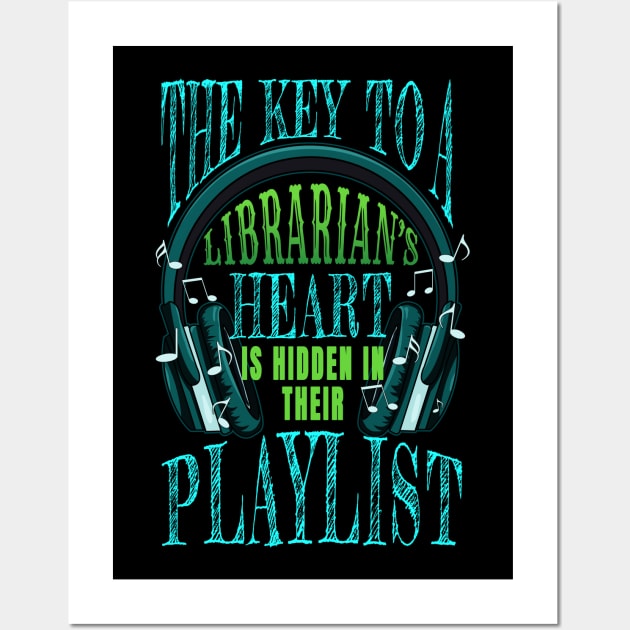 Librarian Heart Music Wall Art by jeric020290